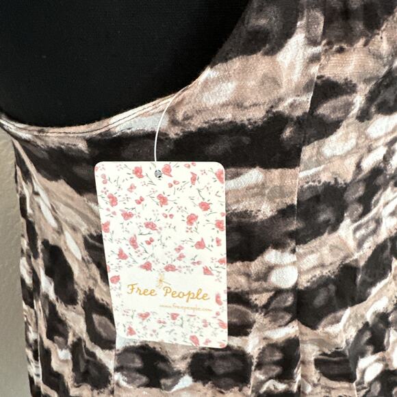 NWT free people cream comb tank top Size Small retail $118 0B422290 Blouse New - Picture 6 of 13